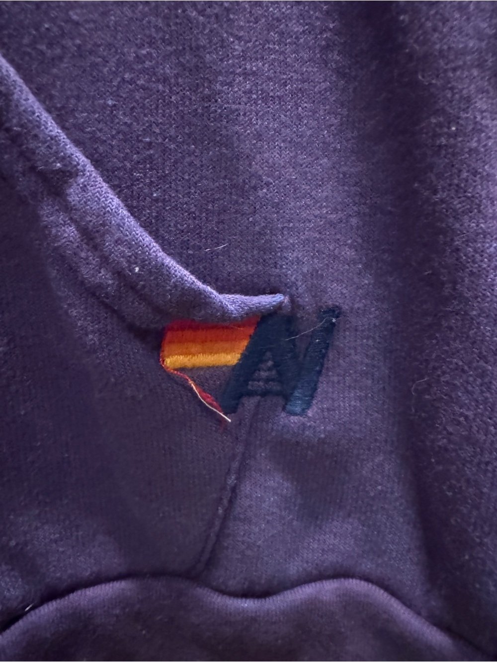 Aviator Nation Purple SURF NAKED Zip-Up Hoodie - Picture 2 of 3